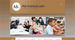 Desktop Screenshot of mik-institute.com